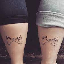 When both these tattoos join together, they create a perfect circle. 250 Lovely Matching Tattoos For Couples 1000 Tattoo Photo Eddnet