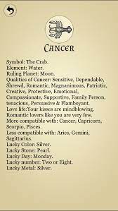 Lucky color for cancer (born between 22nd june and 22nd july) since your zodiac sign of cancer is ruled by moon, milky white is the best colour that can bring you good luck and positive energy. Zodiac Profile 2019 Astrology Apprecs