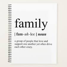 Family Definition Planner Zazzle Com In 2020 Family Planner Family Definition Inspirational Words