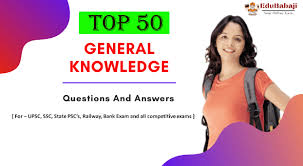 These shouldn't have your contestants scratching their heads, so here's hoping they all deliver perfect scores to start the night! Advanced Top 50 Gk Questions In English Edubabaji