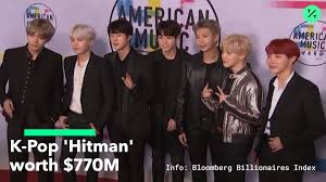 Those stocks are valued at an additional $8 million for each member. Bts Producer Bang Si Hyuk Has 780 Million K Pop Fortune Bloomberg