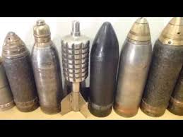 Ww1 Ww2 Artillery Shells Mortars And Projectiles Youtube