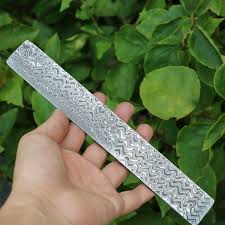The creation process follows standard pattern welding procedures but substitutes two stainless. Herringbone Stainless Damascus Steel Knife Diy Steel Knife Making Material Blade Steel New Pattern Damascus Billet Knives Aliexpress