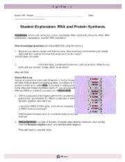 She pointed into a sloping delivery alley between two loft buildings. Student Exploration Rna And Protein Synthesis Answer Key Dna And Rna Protein Synthesis