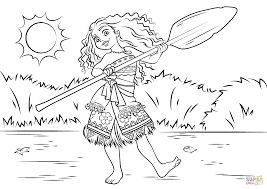 Princesas Disney Para Colorear Moana