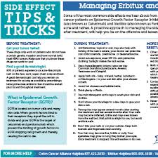 Colon cancer symptoms and signs include: Treatment Side Effects Colorectal Cancer Alliance