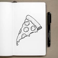 Tarianart On Instagram Pizza Back To My Food Obsession Pizza Food Junkfood Drawing Sketch Sketchbook Pizza Drawing Pizza Art Pizza Tattoo