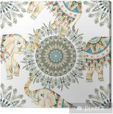Kleurplaten van mandala s over dieren op kids n fun vind je altijd de leukste kleurplaten het eerst. Canvas Aquarel Etnische Veren Abstracte Mandala Pixers We Leven Om Te Veranderen