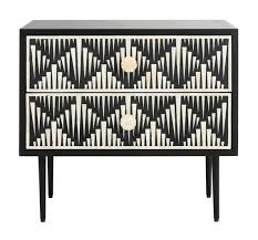 Black And White Bone Inlay Side Table California Bone Inlay Chest Of 2 Drawers In Black Bone Inlay Side Table Bone Inlay Furniture Bone Inlay Nightstand Bone Inlay Furniture Bone Inlay Side Table