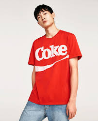 Image 1 Of Coke T Shirt From Zara Polo Design Mens Tops Menswear