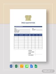 Free Sample Quotation Template Pdf Word Doc Excel Apple Mac Pages Apple Numbers In 2020 Quotations Work Reference Letter Quotation Template Word
