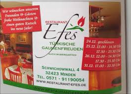 Maybe you would like to learn more about one of these? Turkisches Restaurant Efes Minden Posts Minden Germany Menu Prices Restaurant Reviews Facebook
