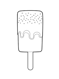 There is also a cat seated on the fence. Ice Cream On A Stick Coloring Page 1001coloring Com