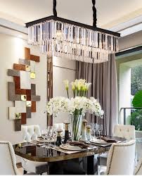 Vintage Clear Crystal Rectangular Chandelier Dining Room Rectangular Chandelier Crystal Chandelier Dining Room Dining Room Chandelier