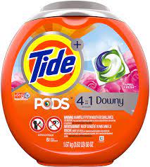 Free from does not contain declaration obligatory allergens. Amazon Com Tide Pods Plus Downy 4 In 1 He Turbo Laundry Detergent Pacs April Fresh Scent 61 Count Tub Packaging May Vary Health Household