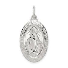 Lester Martin Online Collection Sterling Silver Miraculous Medal Lester Martin Jewelers