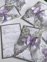 Lilac Butterfly Invitation 12 Units Butterfly Wedding Invitations Purple Wedding Invitations Butterfly Invitations