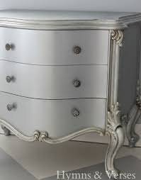 Easy Silver Metallic Paint Technique Painted Furniture Silver Metallic Paint Nightstand Makeover