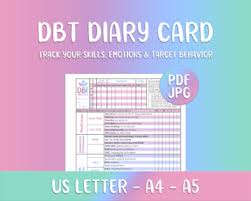 The prince of wales and the duchess of cornwall will visit the burton at bideford to celebrate the art gallery's 70th anniversary. Dbt Diary Card By Dbt Design Teachers Pay Teachers