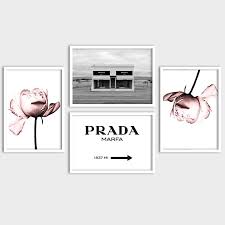 #prada #prada marfa #miuccia prada #elmgreen and dragset #donald judd. Prada Marfa Peony Rosen Poster Set