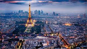 Santa flying above the city. 1920x1080 4k Ultra Hd City Wallpapers Desktop Backgrounds Paris 1920x1080 Download Hd Wallpaper Wallpapertip