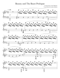 Beauty And The Beast Prologue Sheet Music For Piano Solo Musescore Com
