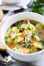 A whole chicken is simmered to both make the rich broth and consider the canon of chicken soups around the globe and throughout history and you'll often find that recipes start with simmering a whole hen or. Easy Chicken And Rice Soup Olga In The Kitchen