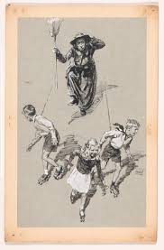 Scraps! Scalawages! Good-for-nothing little troublesome buzzards! Run. I  say, Run!"