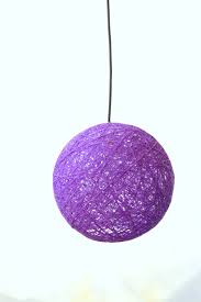 Purple Sphere Modern Pendant Lamp Globe Pendant Light Lighting Fixture Ball Shadow Lamp Bedroom Light Fixture Ceiling Lamp 30cm 12 Modern Pendant Lamps Bedroom Light Fixtures Globe Pendant Light