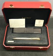 1999 cartier pen catalogue from clos du moulin france. Sold Price Cartier Exceptional Santos De Cartier Le Ballpoint Pen 324 1904 February 5 0119 10 00 Am Gmt