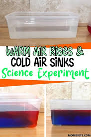 Warm Air Rises And Cold Air Sinks Science Experiment Video In 2020 Science Experiments Learning Weather Weather And Climate
