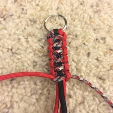 Can also be used to finish and melt the ends of the snake knot lanyard. How To Make A Paracord Keychain 6 Steps Instructables