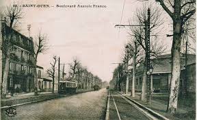 Saint Ouen Boulevard Anatole France Tram Ligne 42 Reliait La Madeleine Gare Saint Lazare Place De Clichy Avenue De St Ouen Port Ile De France Saint Ouen France