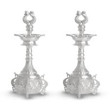 Purchase silver niranjan vilakku deepam silver good quality product. Buy Silver Lamps Online Buy Silver Kuthu Vilaku Online Svtm Jewels