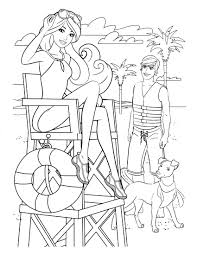 Barbie avec une robe majestueuse à imprimer et colorier. Barbie Dreamhouse Coloring Pages Coloring Home