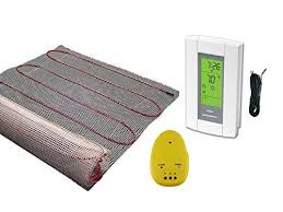 30 Sqft Mat Electric Radiant Floor Heat Heating System With Aube Digital Floor Sensing Thermostat Radiant Floor Heating Radiant Floor Floor Heating Systems