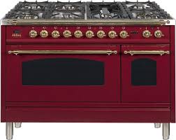 Nu kan ilve drømmen realiseres. Ilve Upn120fdmprblp 48 Inch Professional Freestanding Liquid Propane Dual Fuel Range With 7 Sealed Burners Dual Oven 3 55 Cu Ft Main Oven Capacity Storage Drawer Continuous Grates Self Clean Option Fish Burner Triple
