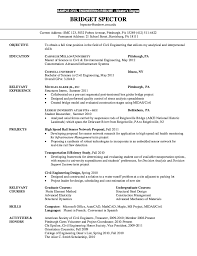 Resume For Master Degree Civil Engineering Free Resume Sample Resume For Graduate School Engineering Resume Resume Examples