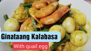 Pour into a large pot with the onion, ginger, and pork; Buhay Italy Pinay Cooks Ginataang Kalabasa With Quail Egg Italian Food