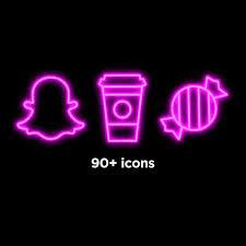 All white kitchens pinterest app icon aesthetic neon. Pink Neon Ios Icon Pack Aesthetic Iphone Ios 14 Realistic Neon Light Custom Icons Home Screen Theme For Shortcuts 90 Icon Bundle Ios Icon Custom Icons Icon Pack