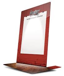 Plastic Table Talkers Plastic Tables Plastic Plastic Card