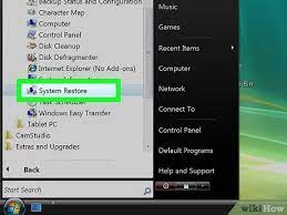 5 Ways To Reset Windows Vista - Wikihow