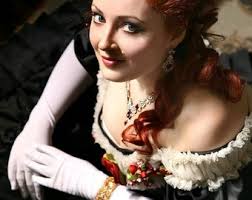 Victorian 1870s Black Bustle Dress, Steampunk Vampire Gothic Wedding Gown