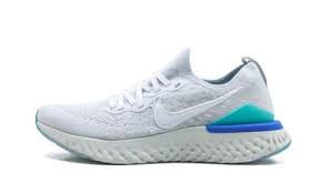 Nike Epic React Flyknit 2 Running Shoes Womens 10 White Spruce Aura Bq8927 105 Nike Casual In 2020 Womens Running Shoes Nike Shoes Women Nike