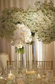 Tablescape Floral Centerpiece Baby S Breath Wedding Centerpieces Babys Breath Centerpiece Wedding Flower Decorations