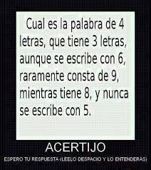 Hagan este ejercicio de reflexión y encuentren la respuesta!!! 13 Ideas De Ejercicios Mentales Acertijos Mentales Juegos Mentales Ejercicio Mental