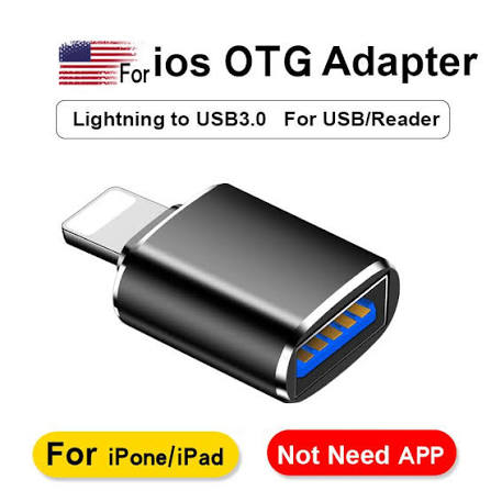 UNBRAND IPHONE OTG CONNECTOR KIT - USB- TO LIGHTNING 