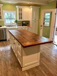 Reclaimed wood will bring warmth, rustic charm, character and a sense of history to the heart of your home. Hand Crafted Reclaimed Wood Kitchen Island Top By Elias Custom Furniture And Design Custommade Com