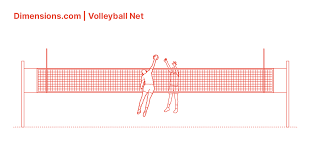 Maybe you would like to learn more about one of these? Volleyball Net Dimensions Drawings Dimensions Com