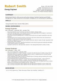 Your resume is the opportunity for you to create a fantastic first impression on a company you are eyeing to work for. Energy Engineer Resume Samples Qwikresume